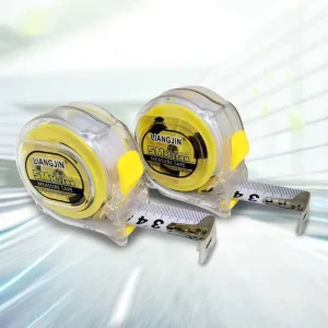 Self winding 10m Metric Measuring Tape Fiberglass Shell Auto Lock Resistant Breakage Model HQ 013 Box Customizable Logo