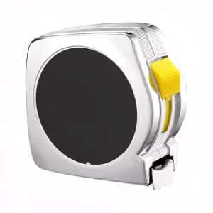 Self winding Metric Tape Measure 10m X 25mm Powerlock Classic Mylar Blade Rivet Hook Impact Resistant ABS Case