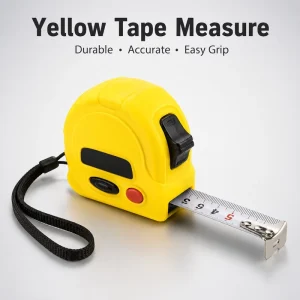 Self winding Stainless Steel Tape Measure 19m Length Continuous Metric Graduation 0.12mm Blade Thickness 10mm Blade Width