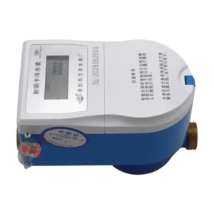 Shock Resistant Brass Body Prepaid Smart Water Meter RF IC Card Water Meter for Community Centralized Water Billing