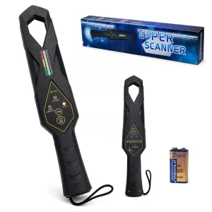 Shock Resistant Handheld Metal Detector for Heavy Duty Industrial Security