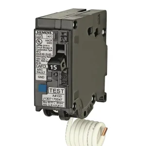 Siemens QA115AFCP 15 Amp Single Pole 120 Volt Plug On Combination AFCI Breaker Made in China