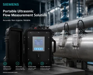 Siemens SITRANS FS290 7ME374 Portable Ultrasonic Flow Meter Clamp on Flowmeter for Water Oil Gas Measurement
