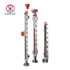 Sight Glass Magnetic Diesel Tank Level Gauge with 300 15000mm Range 0.1% Accuracy for Oil Water Towers Kettles Boilers