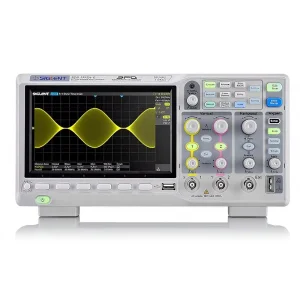 Siglent SDS1202X-E 200MHz 12-Bit Digital Oscilloscope 2 Channels 7” Display Grey