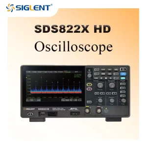 Siglent SDS822X HD Oscilloscope 2 Channels 200MHz Bandwidth 2GSa Sampling Rate 12 bit Resolution