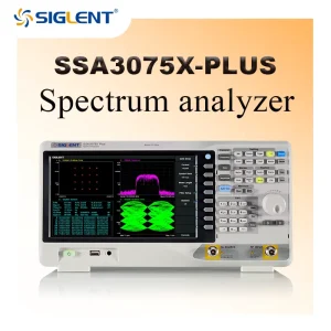 Siglent SSA3075X Plus Spectrum Analyzers With a Frequency Range of up to 9 kHz 7.5 GHz SSA3000X Plus Series