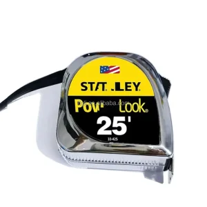 Silver Plating ABS Case Retractable Measuring Tool 5m 16ft 7.5m 25ft Industry Tape Measure