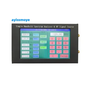Simple Handheld Spectrometer Oscilloscope with Spectrum Analyzer Measures Stroboscopic Spectrum and Illuminance