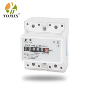 Single 1 Phase 2Wire DIN Rail Energy Meter 4Model Analog Wireless Electric Kilowatt Hour Meter 230VAC Din Rail Energy Watt Meter