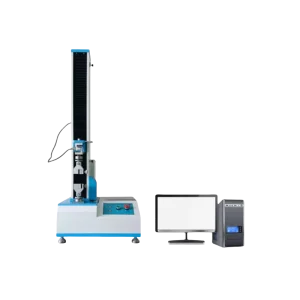 Single Column Universal Testing Machine Rubber and Plastic Tear Strength and Tensile Tester