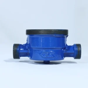 Single Jet Mechanical Water Meter IP68 OEM Anti-Magnetic Construction Household Use