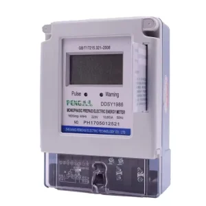 Single Phase 15(60)A 13200W Card Type Ordinary Prepaid Watt Hour Meter