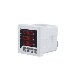 Single Phase 72*72 mm Energy Meter 100A&V&Hz Electrical Data Logger