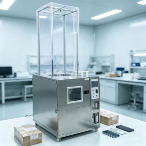Single Phase AC380V 1.5KW Rain Spray Tester Customizable Sample Stand Height IP Waterproof Test Equipment
