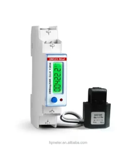 Single Phase Bi Directional Induction Energy Monitor with 2 Pulse Output Wireless Class1 Accuracy Digital Display