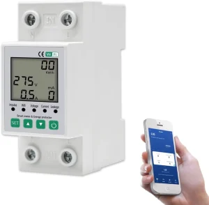 Single Phase Digital Light Counter Electric Consumption WiFi Smart Energy Meter With Wireless Remote Control
