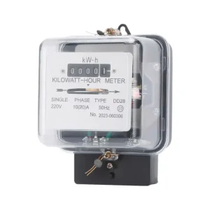 Single Phase Digital Mechanical Kilowatt hour Meter with Analog Display and LCD Function Table for Energy Electric Meter Use