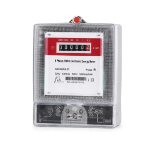 Single Phase Electric Energy Meter 230/220V Electronic Kilowatt-Hour Meter Level 2 Kilo Watthour Kilowatt-Hour Meter