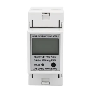 Single-Phase Electric Kwh Meter Multi-Display Zero-Clearing Reset Key Measures Voltage Current Energy Levels