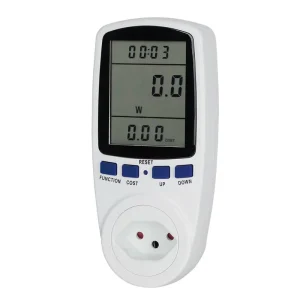 Single Phase Indoor IP20 Electric Power Analyzer Energy Meter Socket Monitor PM01CH LCD Display +1% Accuracy