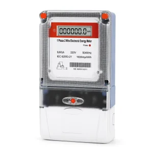Single Phase Intelligent Electric Metering Device Energy Meters Remote Control Smart Wire