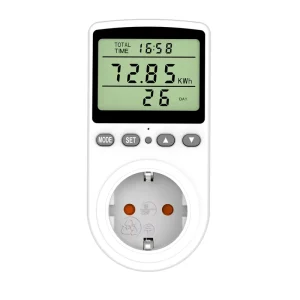 Single Phase LCD Display Voltage Wattmeter Analyzer Socket Power Meter with Energy Metering and Billing Function