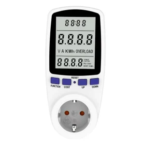 Single Phase LCD Display Smart Socket Power Meter with Energy Metering and Billing Function