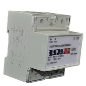 Single Phase Rail Counter Watt Hour Meter 30(100)A Capacity 22000W Energy Meter