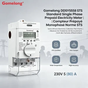 Single Phase STS Prepaid RF Smart Energy Meter 1.0 Class Bidirectional Electricity Meter with Anti Tamper Multi Tariff Functions