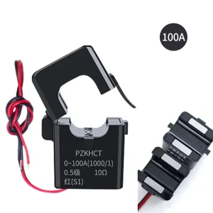 Single Phase Split Core Open Type 100A Buckle Type Smart Home Instrument Current Transformer PZCT-2-100A