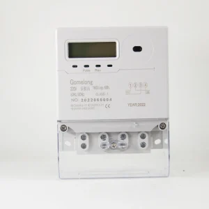 Single Phase Two Wire Digital Electric Energy Meter Smart Power Meter for Household Use