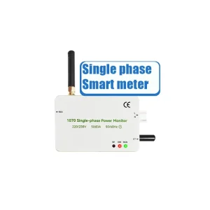 Single Phase Wired Smart Power Meter CE ROHS Certification Accuracy (0.5%+2) for Micro Inverter Tuya Smart Home Balcony Solar