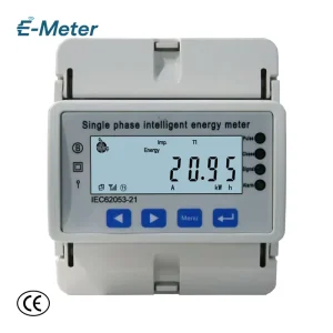 Single-phase DIN Rail Current Voltage Electric Energy Parameters Multifunctional Electric Energy Meter