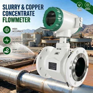 Slurry Copper Concentrate Electromagnetic Flowmeter Water Liquid Digital Flow Meter OEM Custom