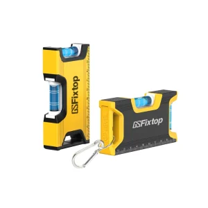 Small Engineer Spirit Bubble Level Measuring Instrument Mini Aluminum Alloy Liquid Level Indicator