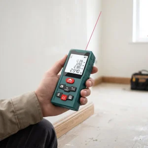 Small Handheld Laser Distance Meter 50m to 120m USB Direct Charging Long Battery Life Outdoor Measuring Tool