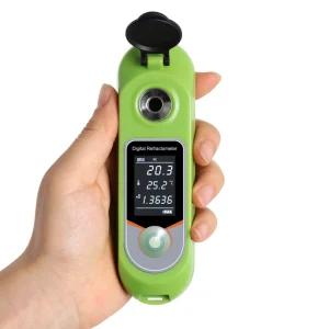 Small Handle Refractometer Portable Digital Refractometer 0 35% Brix for Convenient Use
