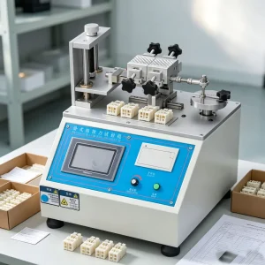 Small Horizontal Connector Durability Tester 70kg Machine Weight Electronic Component Plug Cycle Test Device