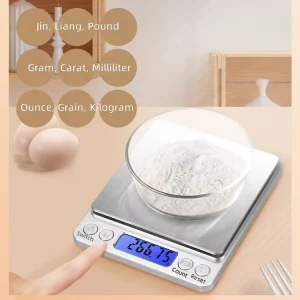 Small Household Electronic Kitchen Scale High Precision Accurate Gram Baking Scale for Herbal Medicine Gold Weighing