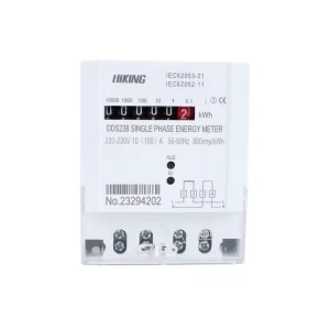Small IEC Type Single Phase kWh Meter Original Manufacturer Energy Meter Power Consumption Electric Meter