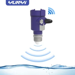 Small Lens Threaded 80GHz Wireless Radar Level Sensor LCD LPG Tank ATEX Certified for Fuel Level Measurement