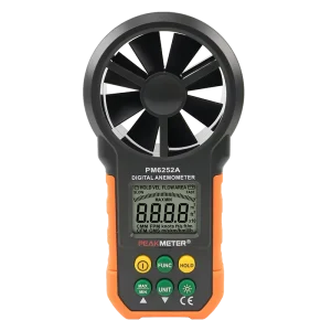 Small Mini Digital Industrial Rotating Fan Wind Vane Function of Analog Anemometer Wind Speed Meter Station
