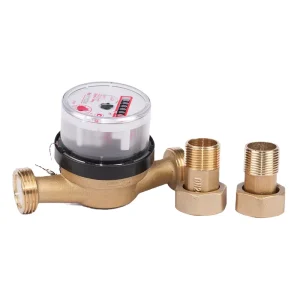 Small Size Screw Type Water Meter Single Jet Water Meter for Housing
