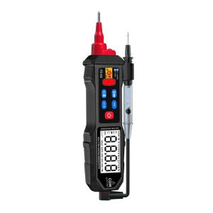 Smart Auto Range Digital Multimeter T-RMS 6000 Counts 600V 10A Tests Resistance Diode 6000 Counts 600V 10A Digital Multimeter