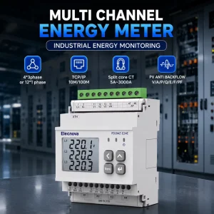 Smart Building Multi Channel Energy Meter for Industrial Energy Monitoring and Branch Circuit Power Management
