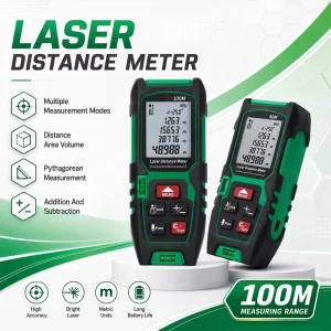 Smart Handheld Infrared Laser Rangefinder LCD Display 40m 60m 80m 100m