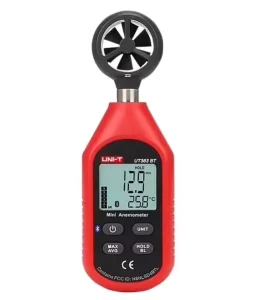 Smart Portable UT383BT Illuminometers Photometer Mini Wind Speed Anemometer Digital Luxmeter