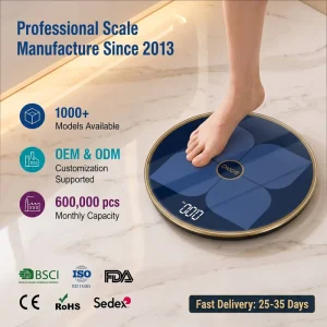 Smart Precision Electronic Weight Scale Small Rechargeable USB Powered Home Use Intelligent Body Fat Measurement 180kg