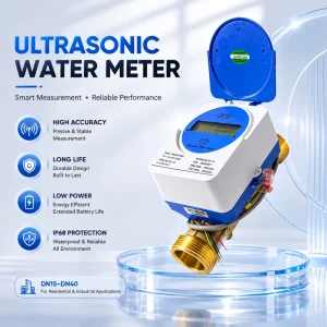 Smart Prepaid Remote Reading Lorawan Module Customizable OEM Cast Iron Brass Plastic Cold Water Meter Valve
